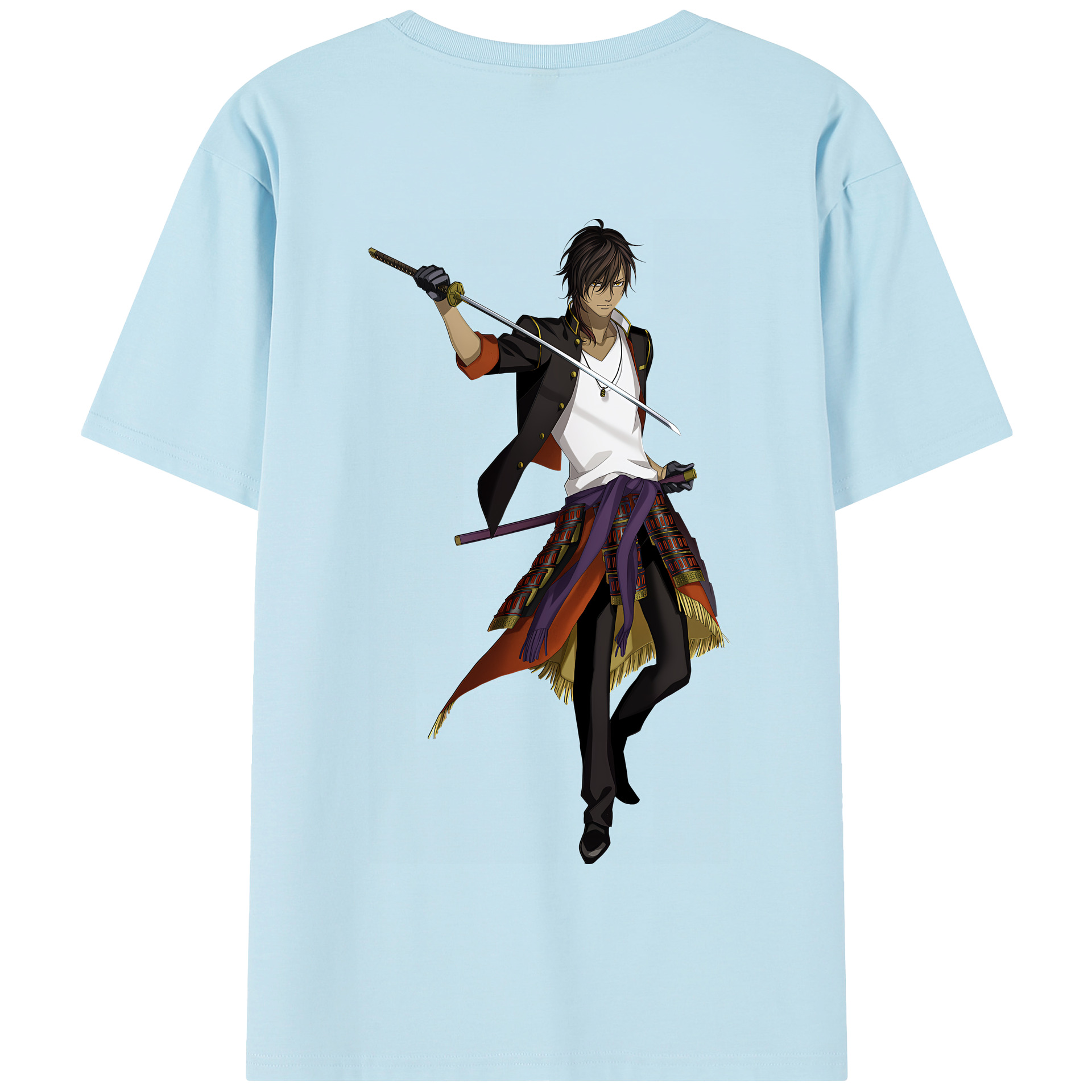 （画像用） 刀剣乱舞 Touken Ranbu 綿100％半袖Tシャツ（背面プリント）